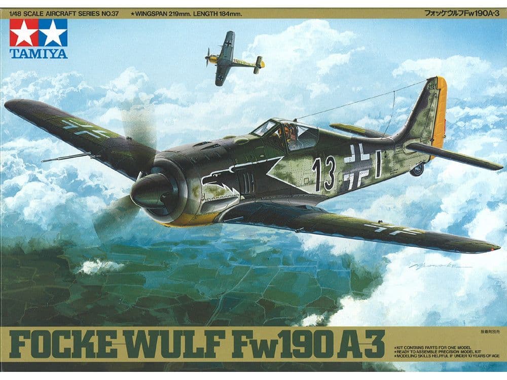 Tamiya 1/48 Focke-Wulf Fw190 A-3 # 61037