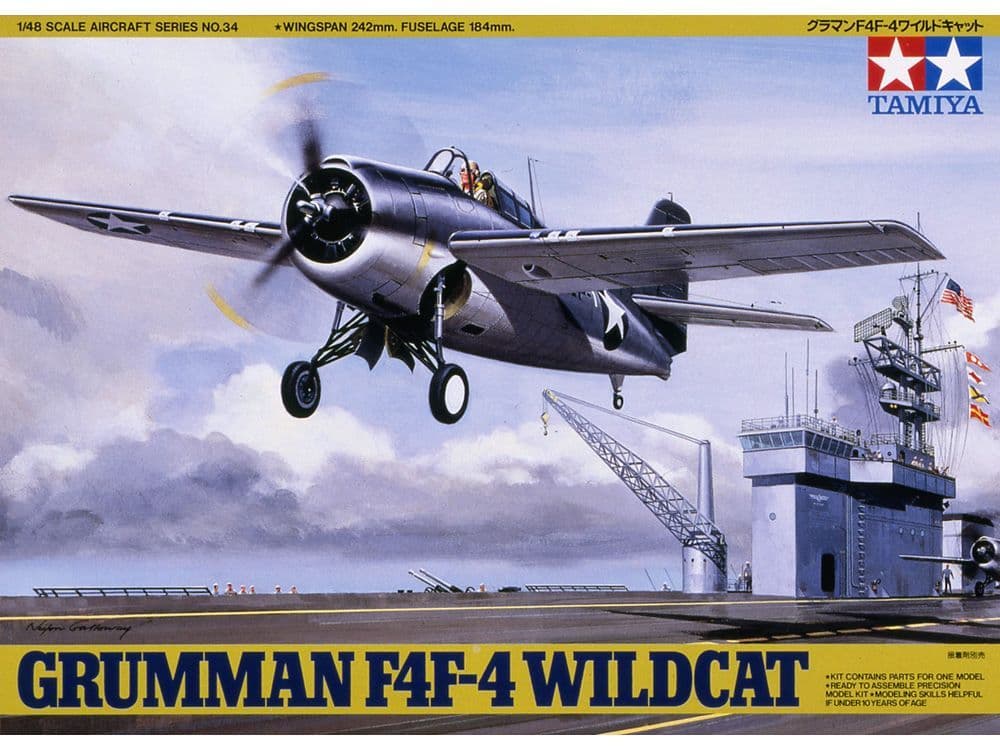 Tamiya 1/48 Grumman F4F-4 Wildcat # 61034