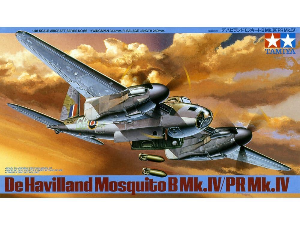 Tamiya 1/48 Mosquito B Mk.IV / PR Mk.IV # 61066