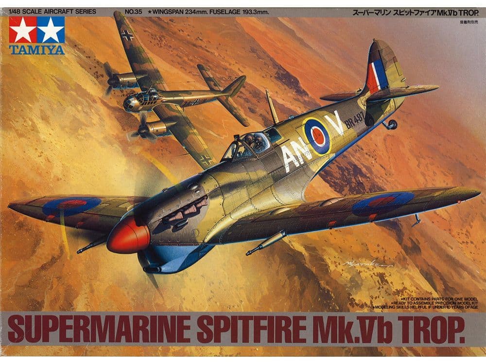 Tamiya 1/48 Spitfire Mk.Vb Tropical # 61035