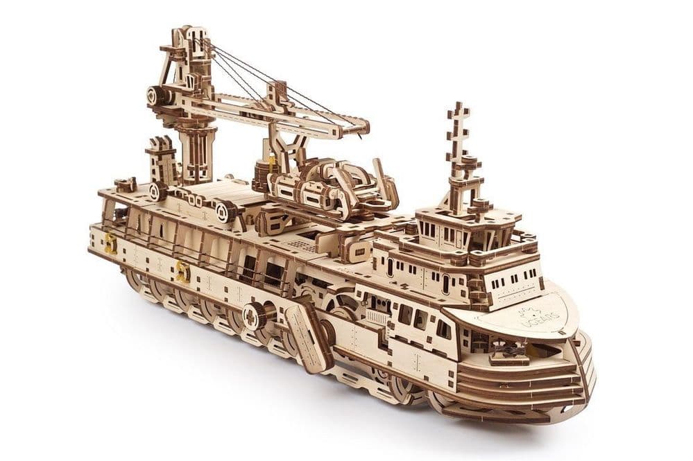 UGears Mechanical Model - Research Vessel # 70135