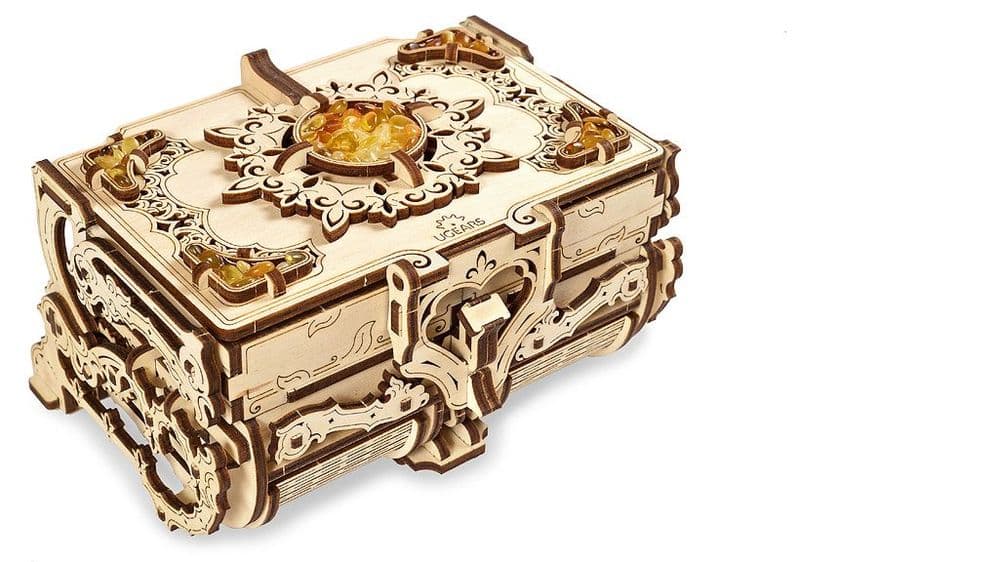 UGears Mechanical Model - Wooden Amber Box # 70090