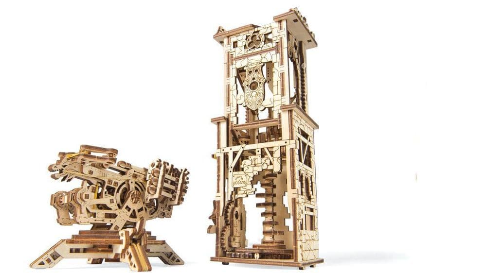 UGears Mechanical Model - Wooden Archballista-Tower # 70048