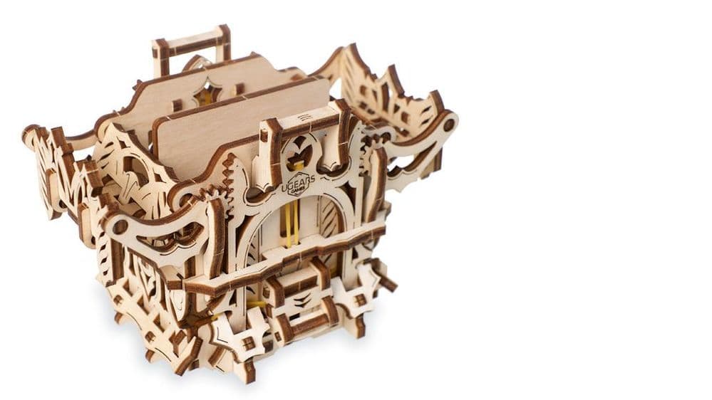 UGears Mechanical Model - Wooden Deck Box Device for Card Games # 70071