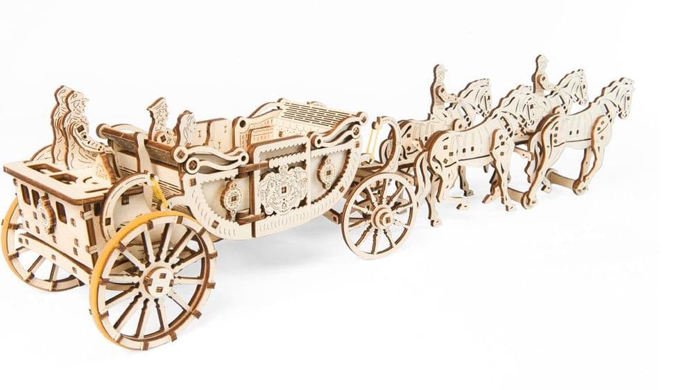 UGears Mechanical Model - Wooden Royal Carriage (Limited Edition) # 70050