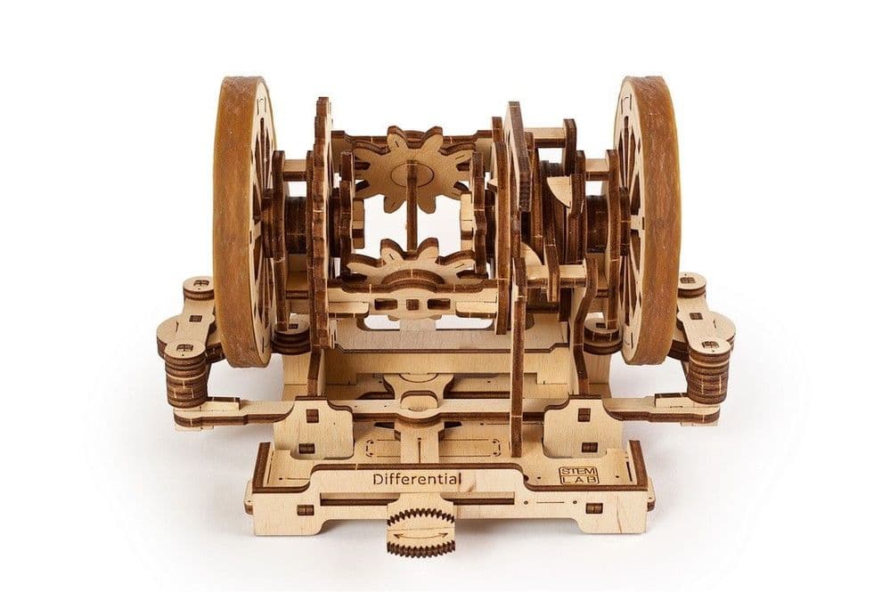 UGears Mechanical Model - Wooden Stem Lab Differential # 70132