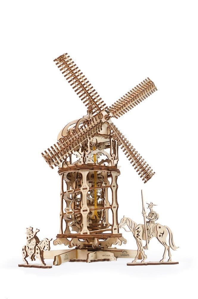 UGears Mechanical Model - Wooden Tower Windmill # 70055