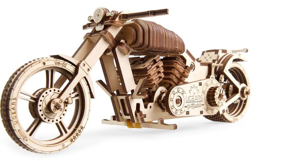 UGears Mechanical Model - Wooden VM-02 Bike # 70051