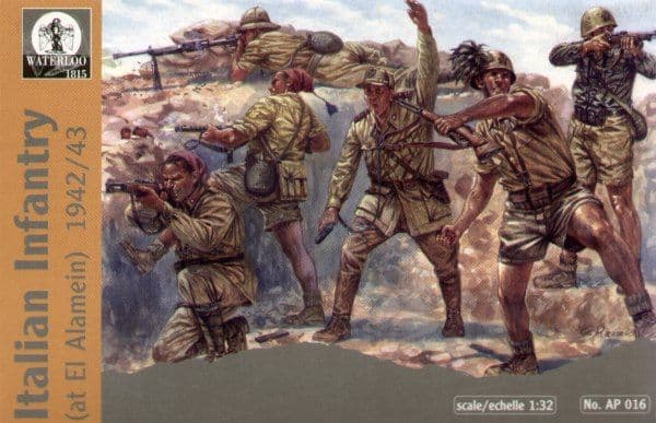 Waterloo 1815 1/32 Italian Infantry (at El Alamein) 1942/43 # AP016